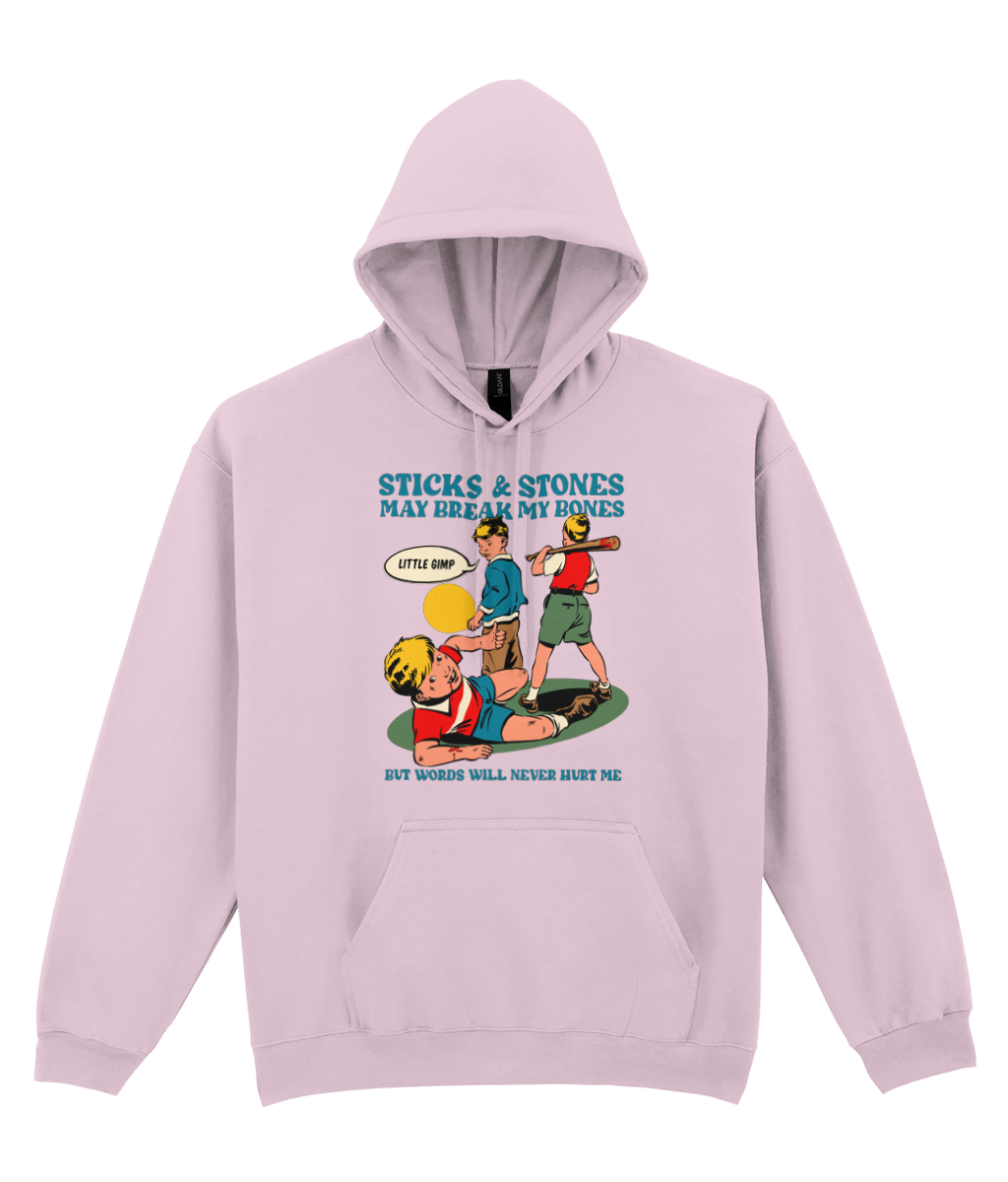 Sticks And Stones Graphic Hoodie