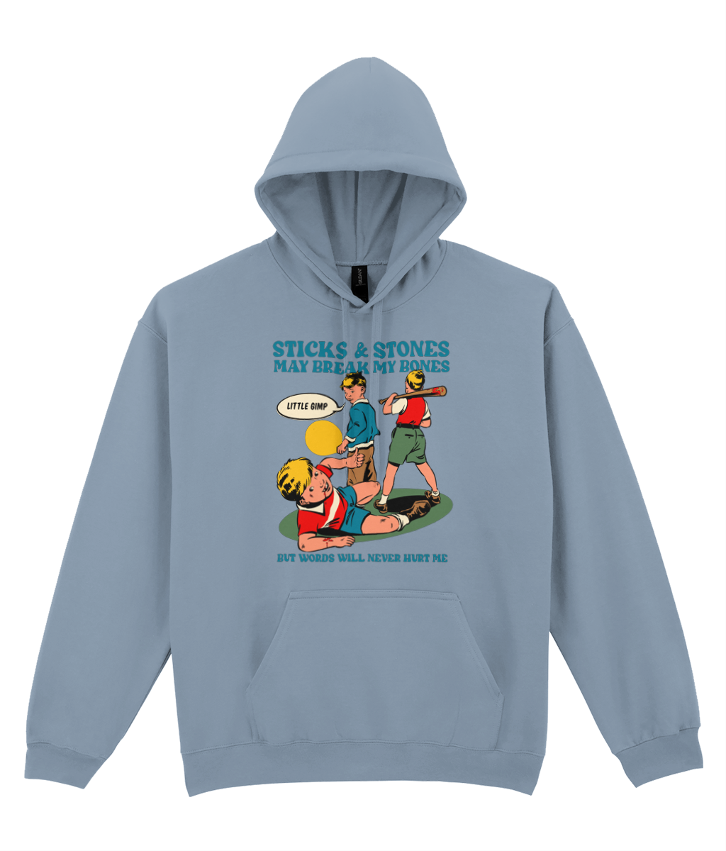 Sticks And Stones Graphic Hoodie