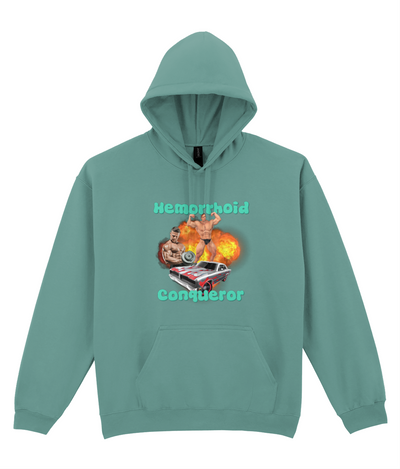 Hemorrhoid Conqueror Graphic Hoodie