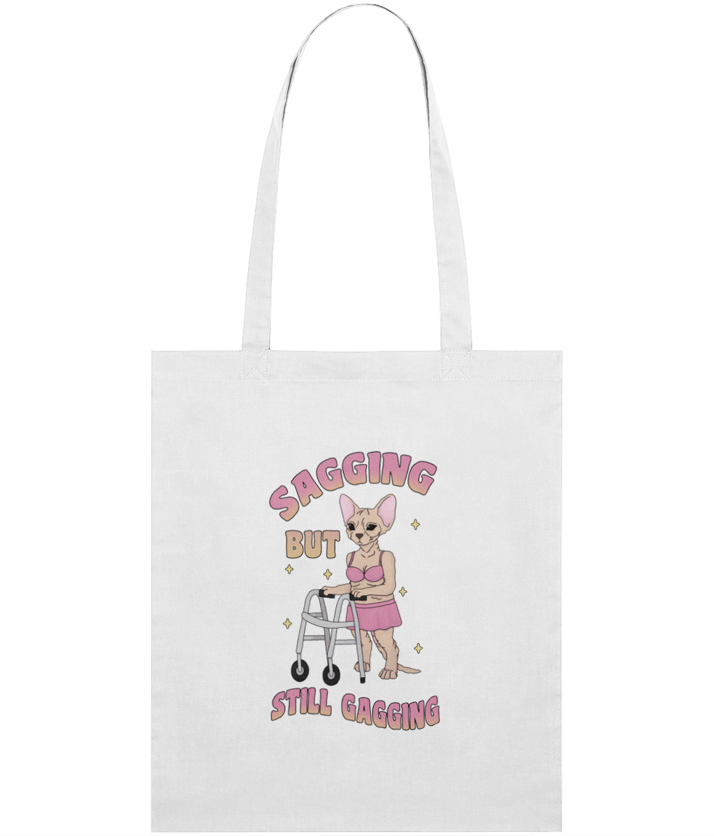 Sagging But Still Gagging Graphic Tote Bag