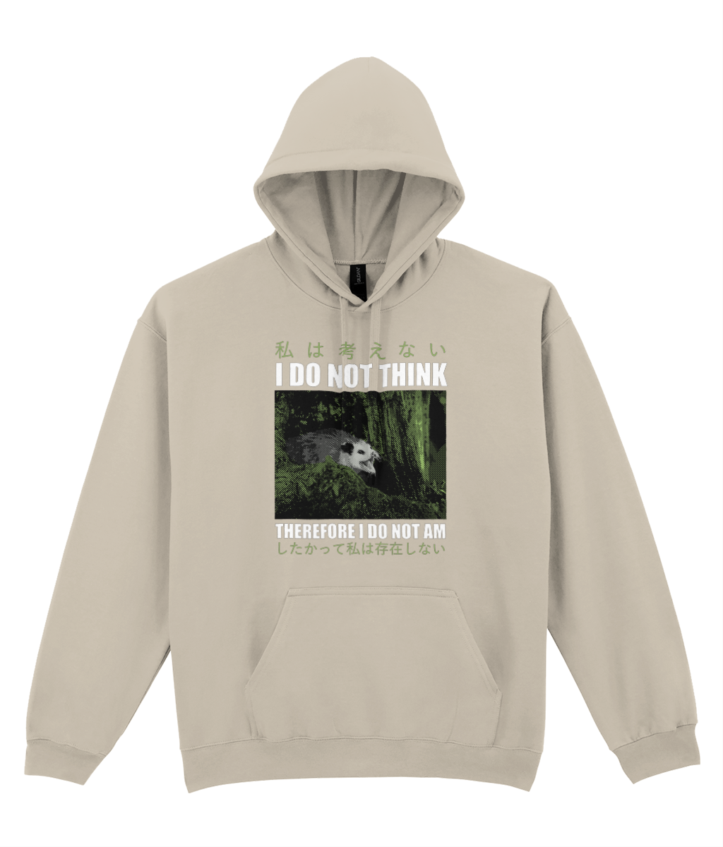 I Do Not Think Graphic Hoodie