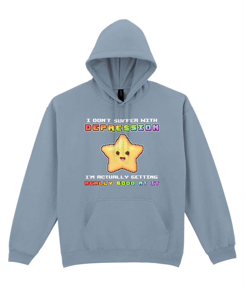 I Don't Suffer Depression Graphic Hoodie