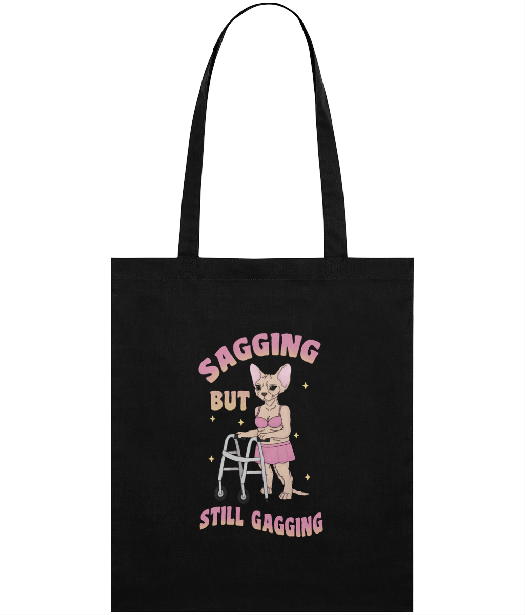 Sagging But Still Gagging Graphic Tote Bag