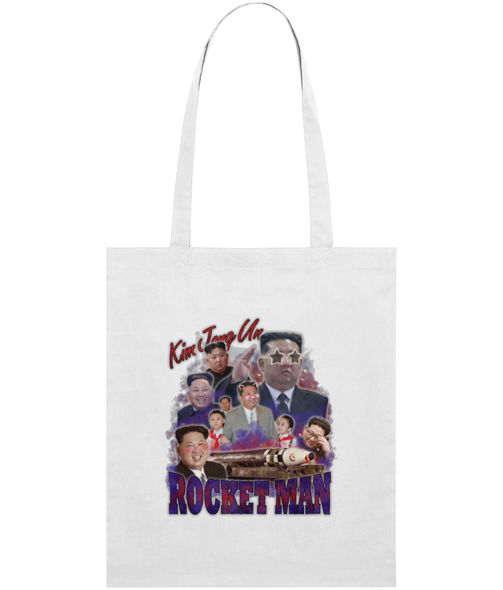 Rocket Man 90's Montage Tote Bag