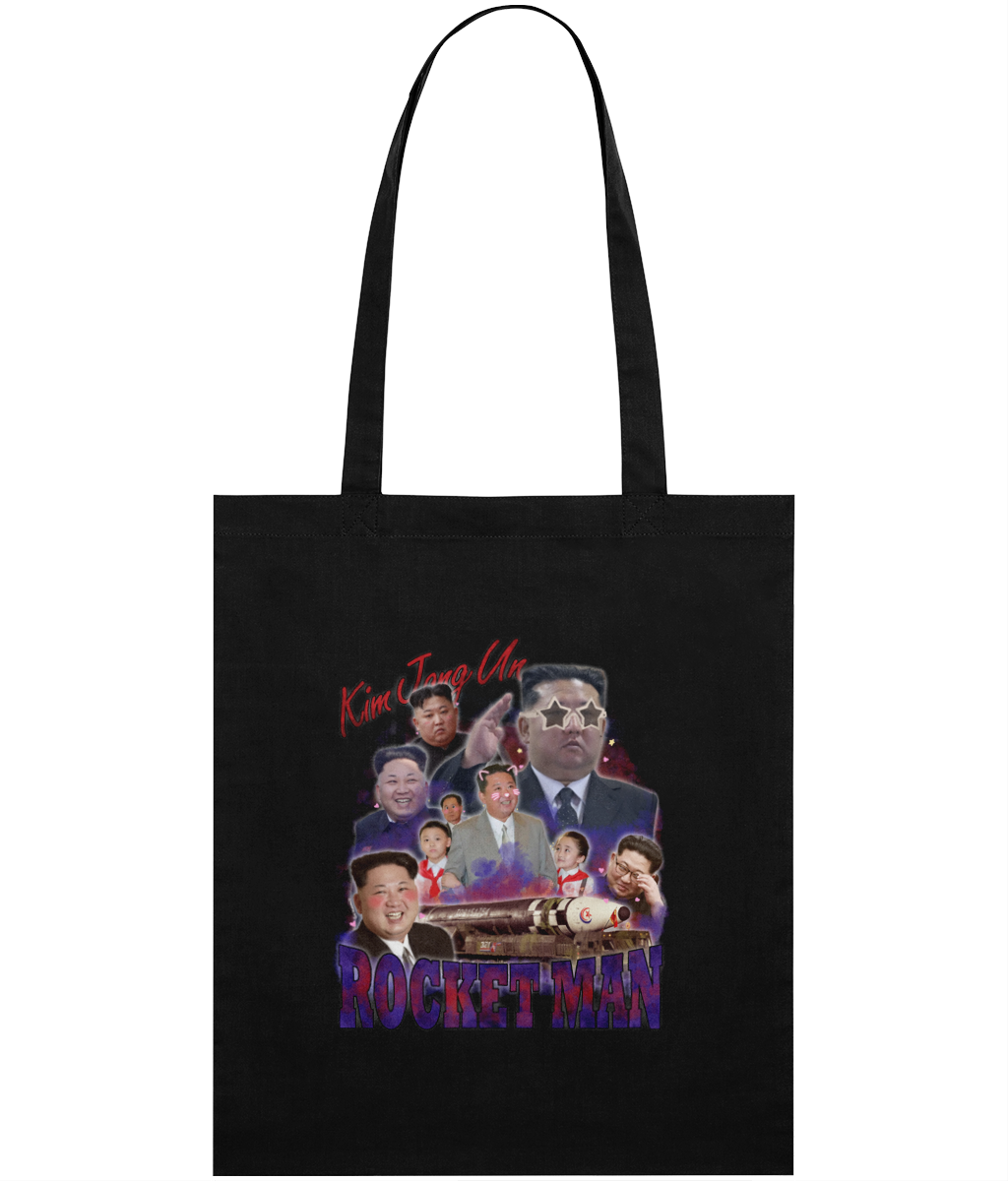 Rocket Man 90's Montage Tote Bag