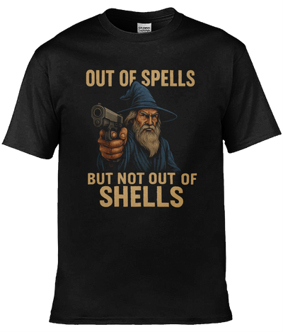 Out Of Spells Graphic Tee