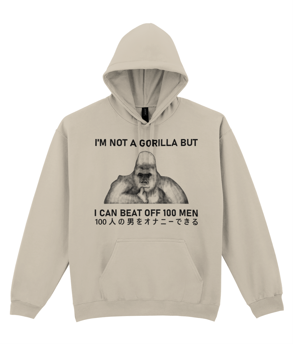 I Can Beat Off 100 Men Graphic Hoodie