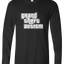 Grand Theft Autism Long Sleeve Text Tee