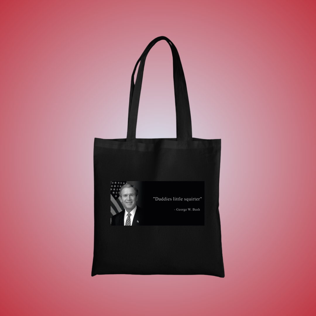 Daddy'a Little Squirter Graphic Tote Bag