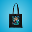 Divorced, Beheaded and Died 90's Montage Tote Bag (Blue)