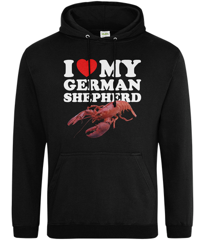 I Love My German Shepherd Graphic Hoodie