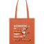Acoustic As Hell Graphic Tote Bag