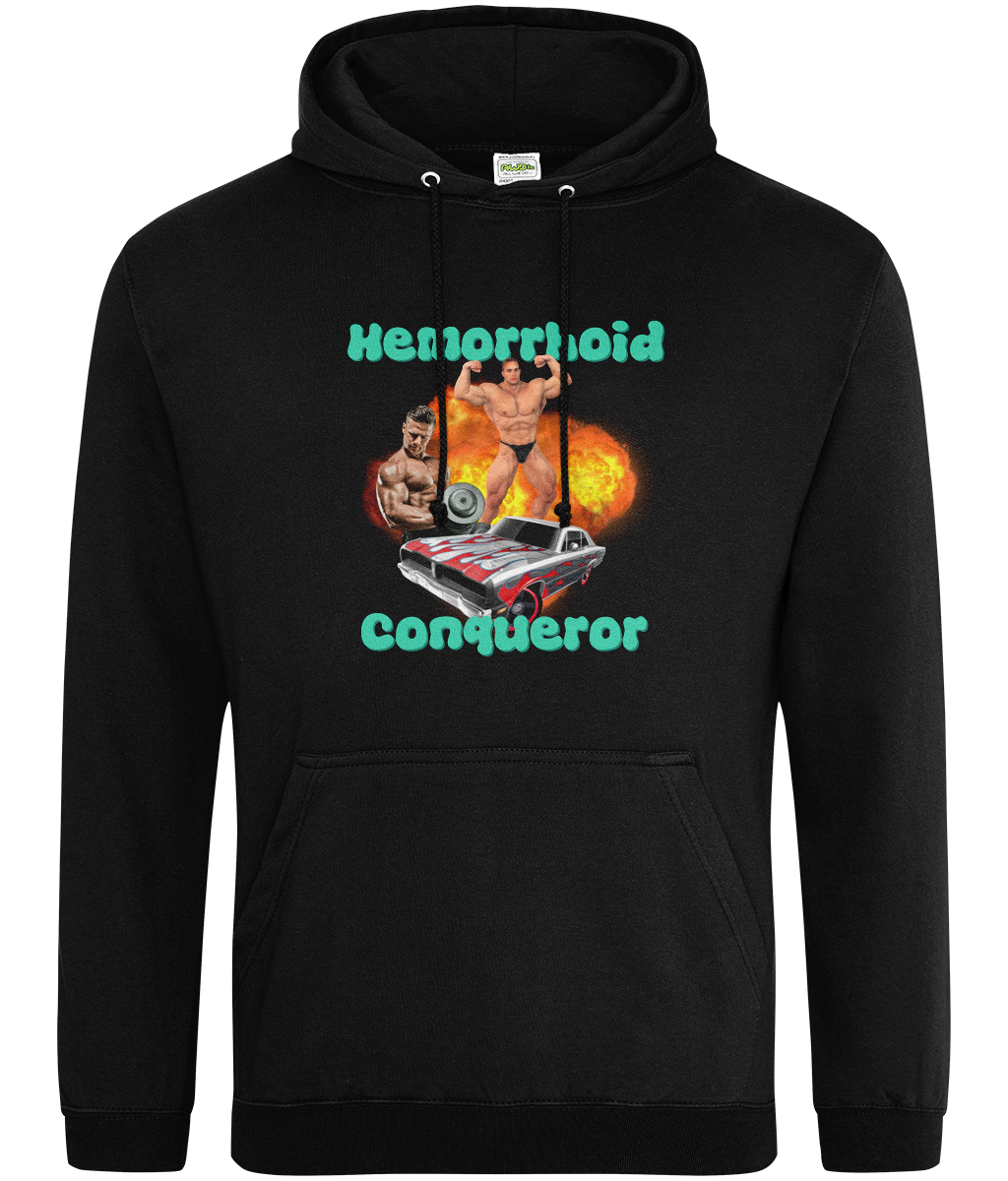 Hemorrhoid Conqueror Graphic Hoodie