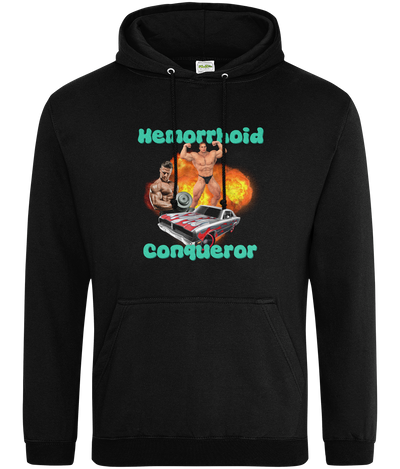 Hemorrhoid Conqueror Graphic Hoodie