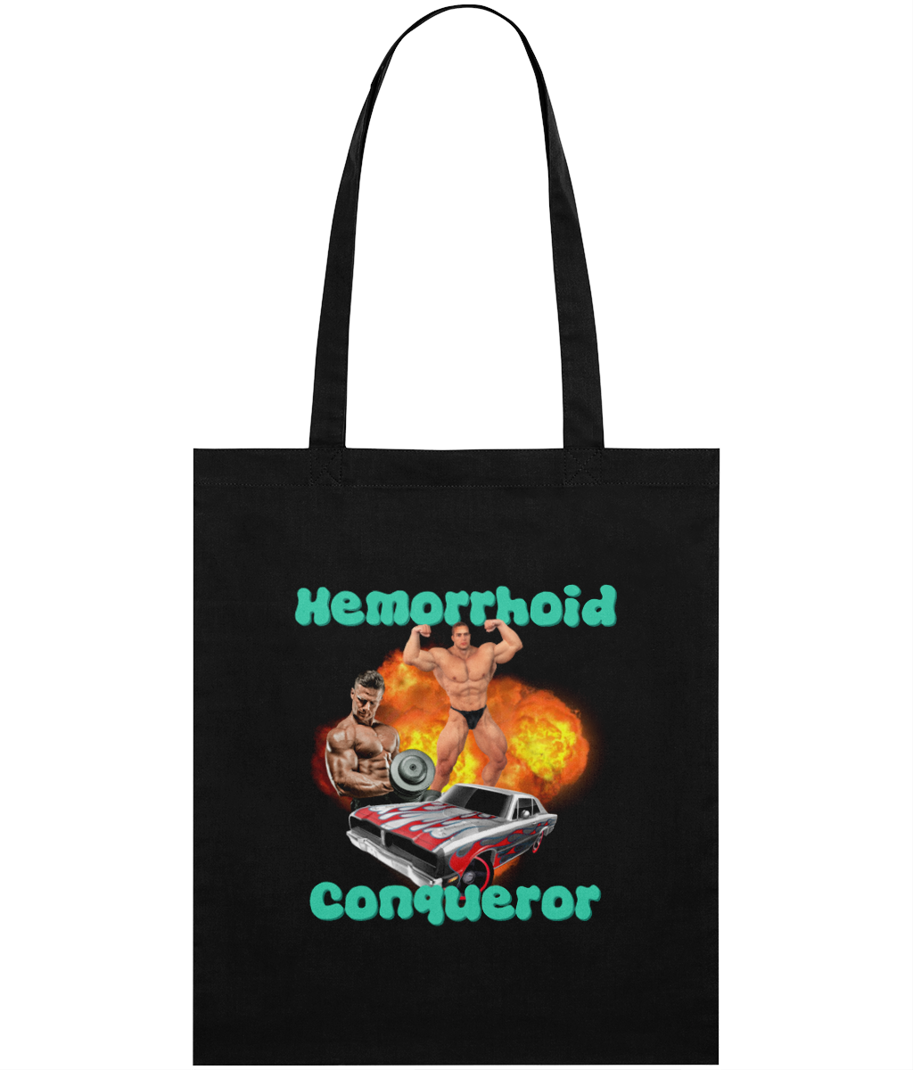 Hemorrhoid Conqueror Graphic Tote Bag