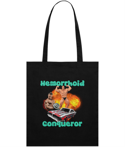 Hemorrhoid Conqueror Graphic Tote Bag