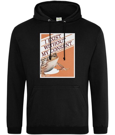 I Exist Without My Consent Graphic Hoodie