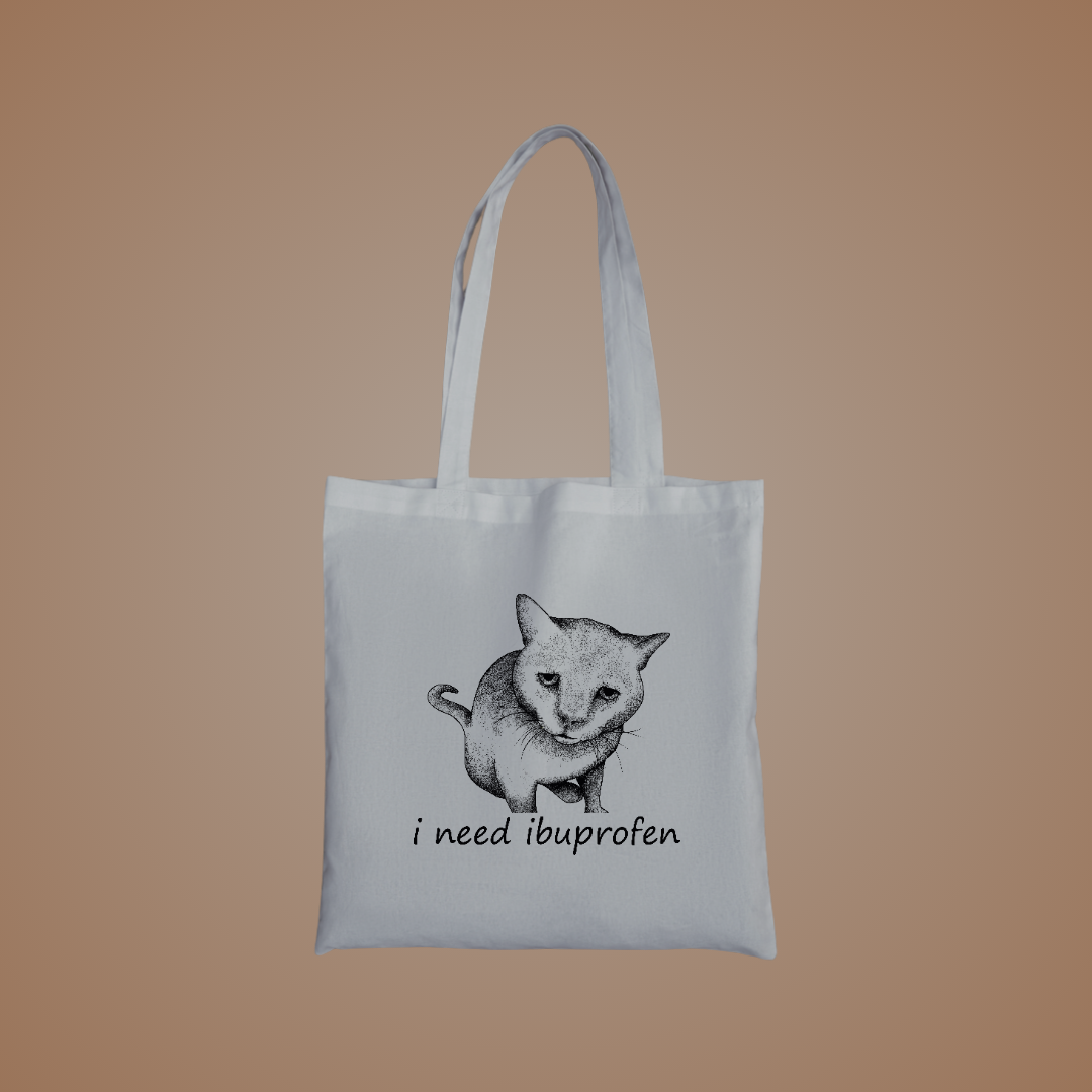 I Need Ibuprofen Graphic Tote Bag