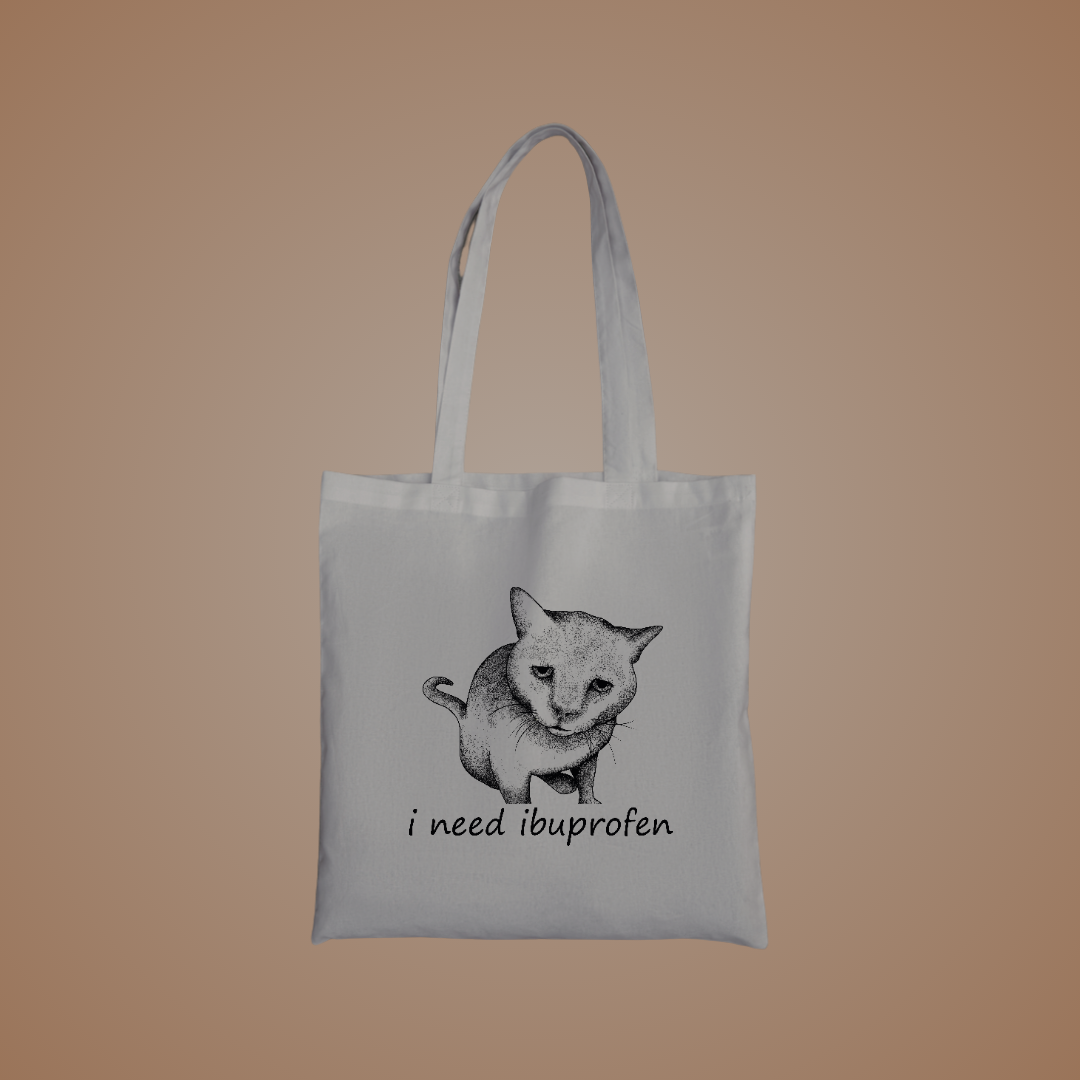 I Need Ibuprofen Graphic Tote Bag