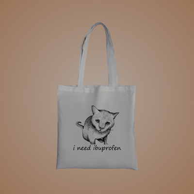 I Need Ibuprofen Graphic Tote Bag