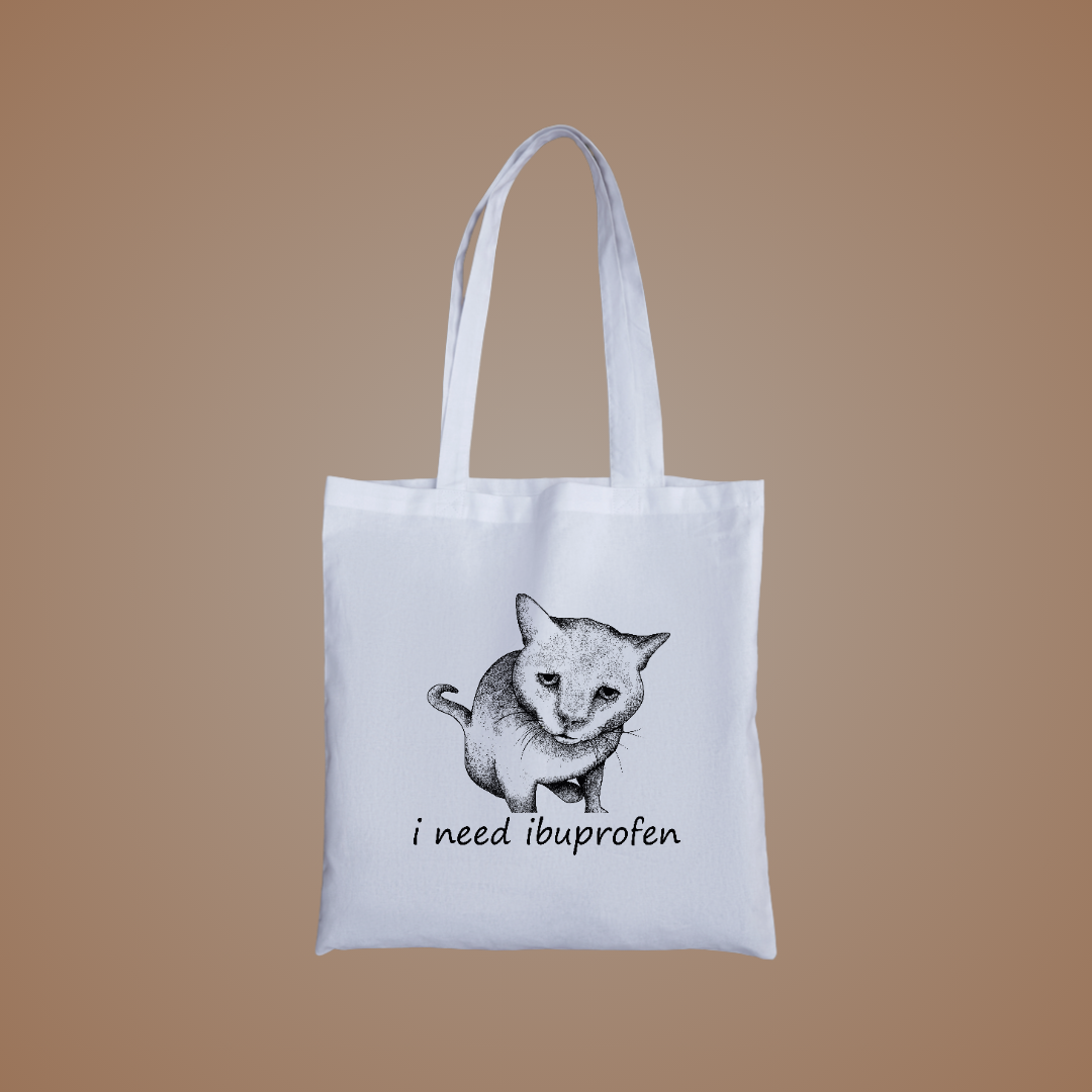 I Need Ibuprofen Graphic Tote Bag