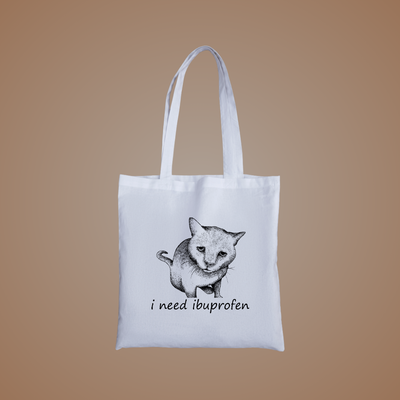 I Need Ibuprofen Graphic Tote Bag