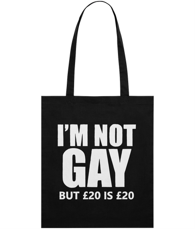 I'm Not Gay, But Graphic Tote Bag