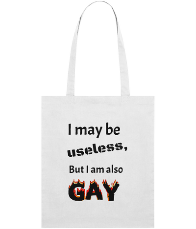 I May Be Useless, But Graphic Tote Bag