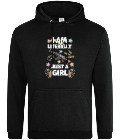 Literally Just A Girl Graphic Hoodie