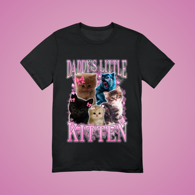 Daddy's Little Kitten Graphic Tee