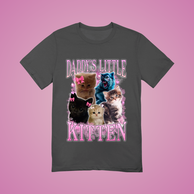 Daddy's Little Kitten Graphic Tee