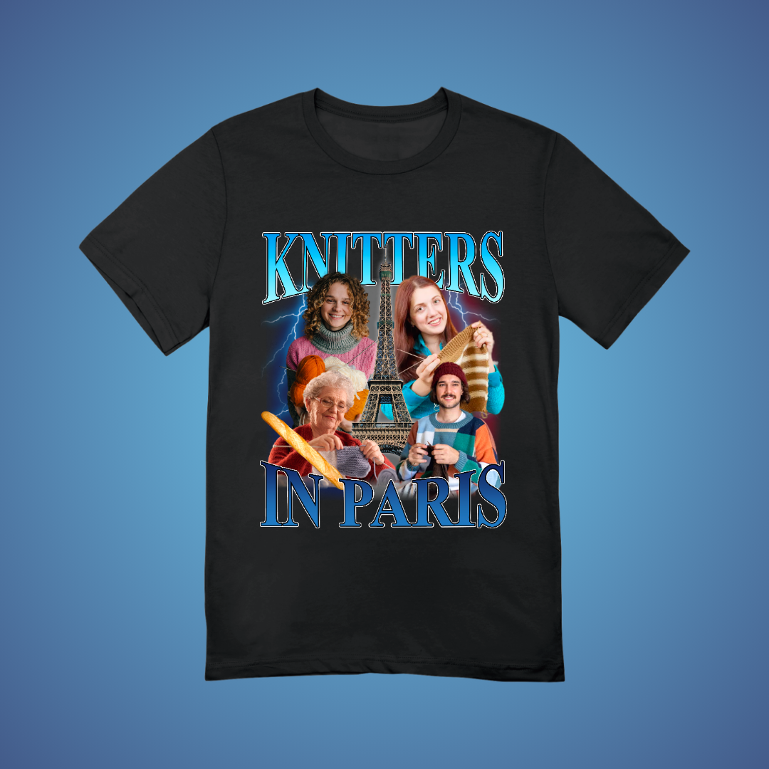 Knitters In Paris Graphic Tee