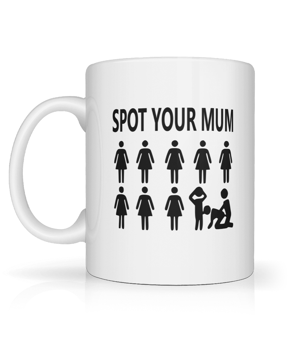 Spot Your Mum Graphic Mug