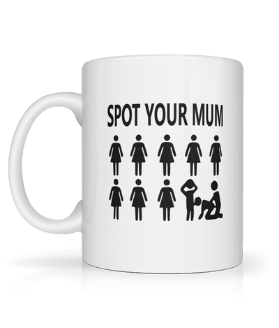 Spot Your Mum Graphic Mug