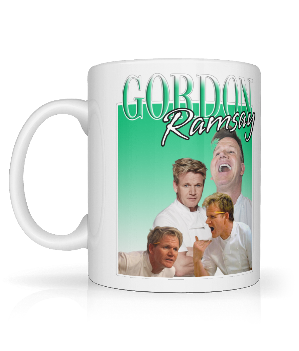 Shouty Food Man 90's Montage Mug