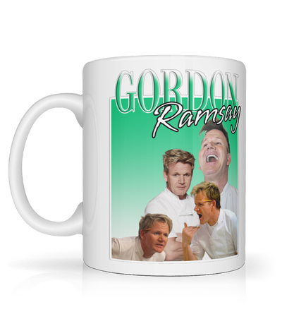 Shouty Food Man 90's Montage Mug