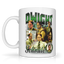 Office Worker 90's Montage Mug (Green)