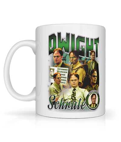 Office Worker 90's Montage Mug (Green)