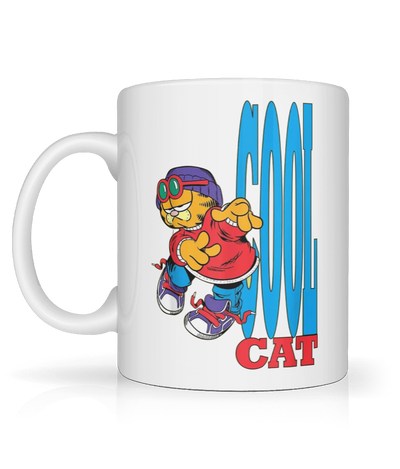 Cool Cat Graphic Mug