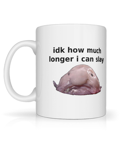 IDK Blobfish Graphic Mug