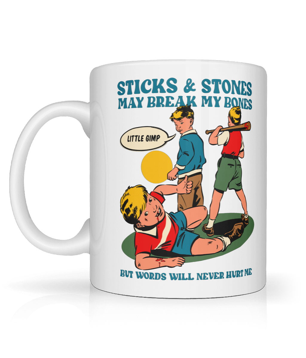 Sticks and Stones Graphic Mug