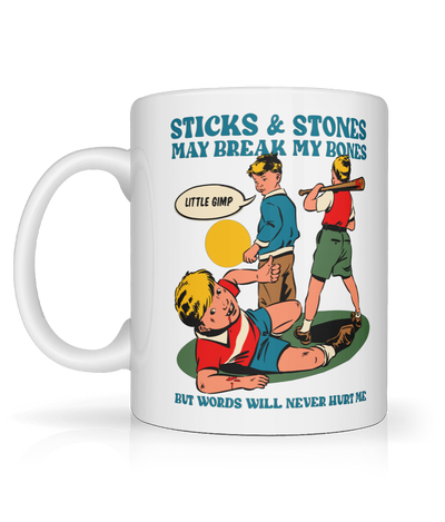 Sticks and Stones Graphic Mug