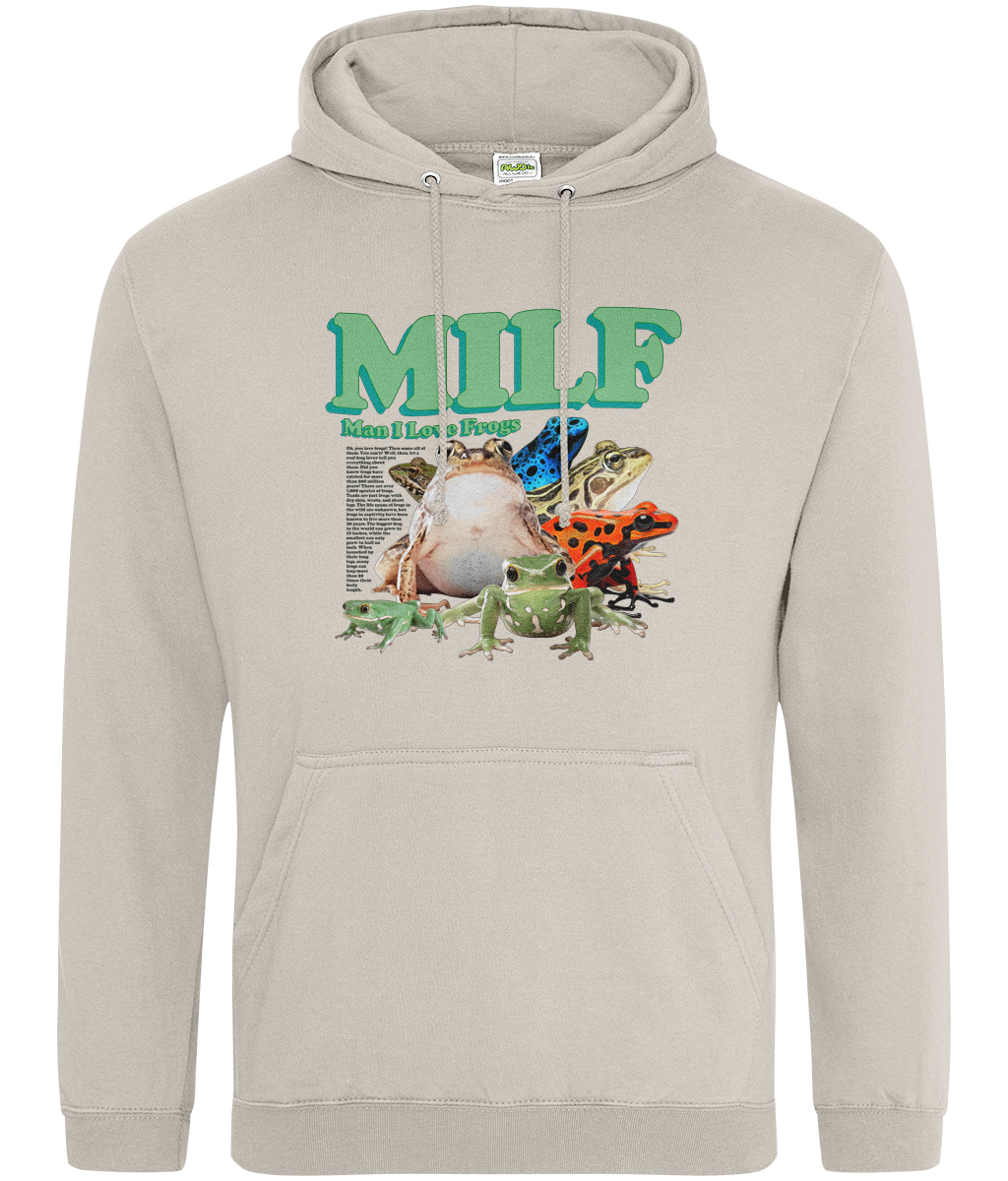 Man I Love Frogs Graphic Hoodie
