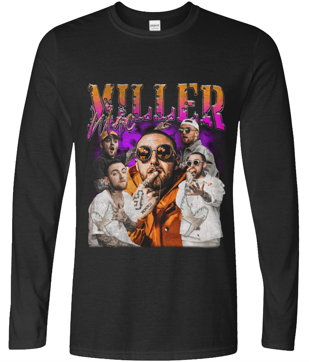 Pittsburgh Rapper 90's Montage Long Sleeve Tee