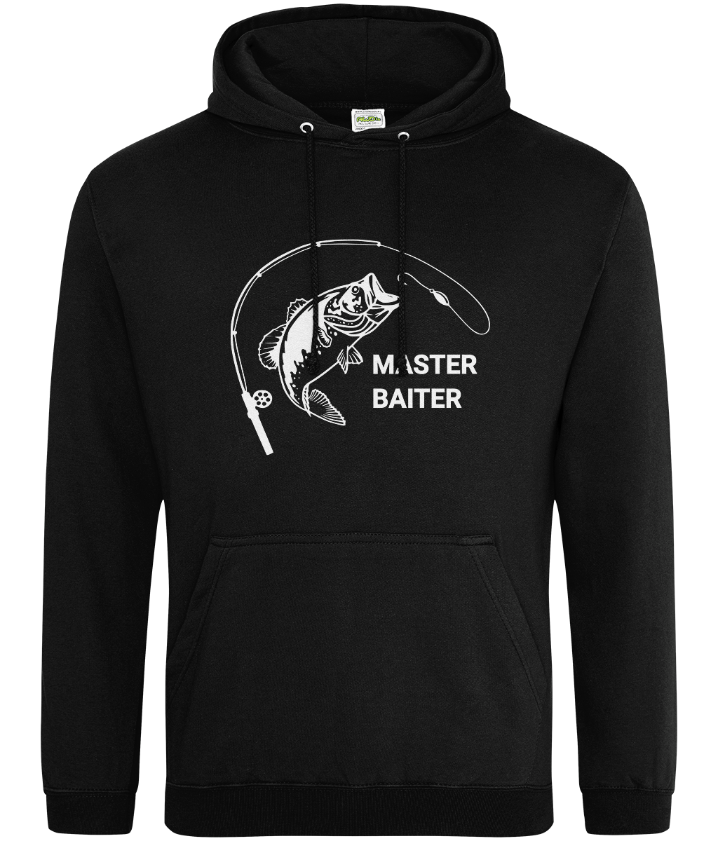 Master Baiter 🐟 Text Hoodie