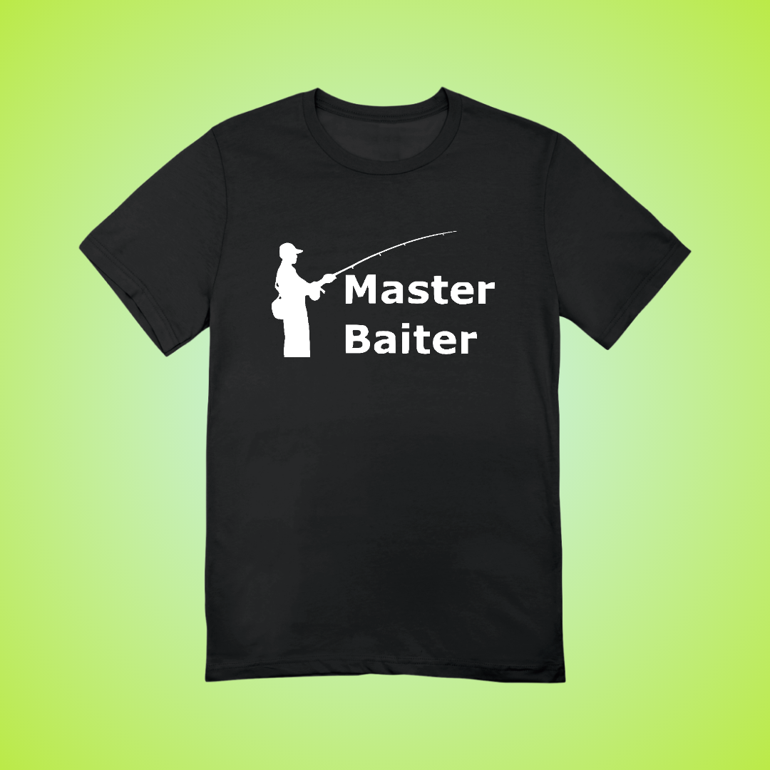 Master Baiter 🧍‍♂️ Text Tee