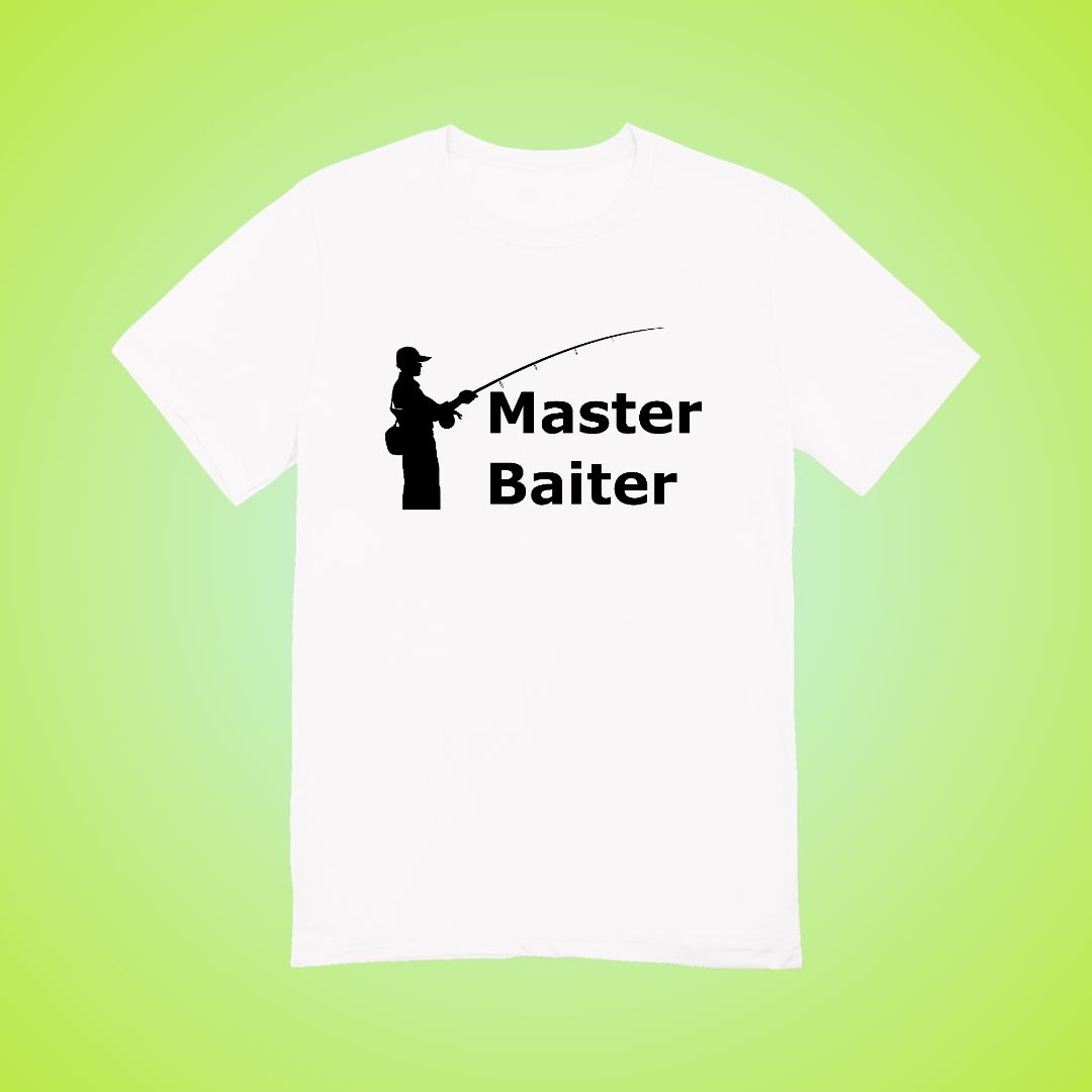 Master Baiter 🧍‍♂️ Text Tee