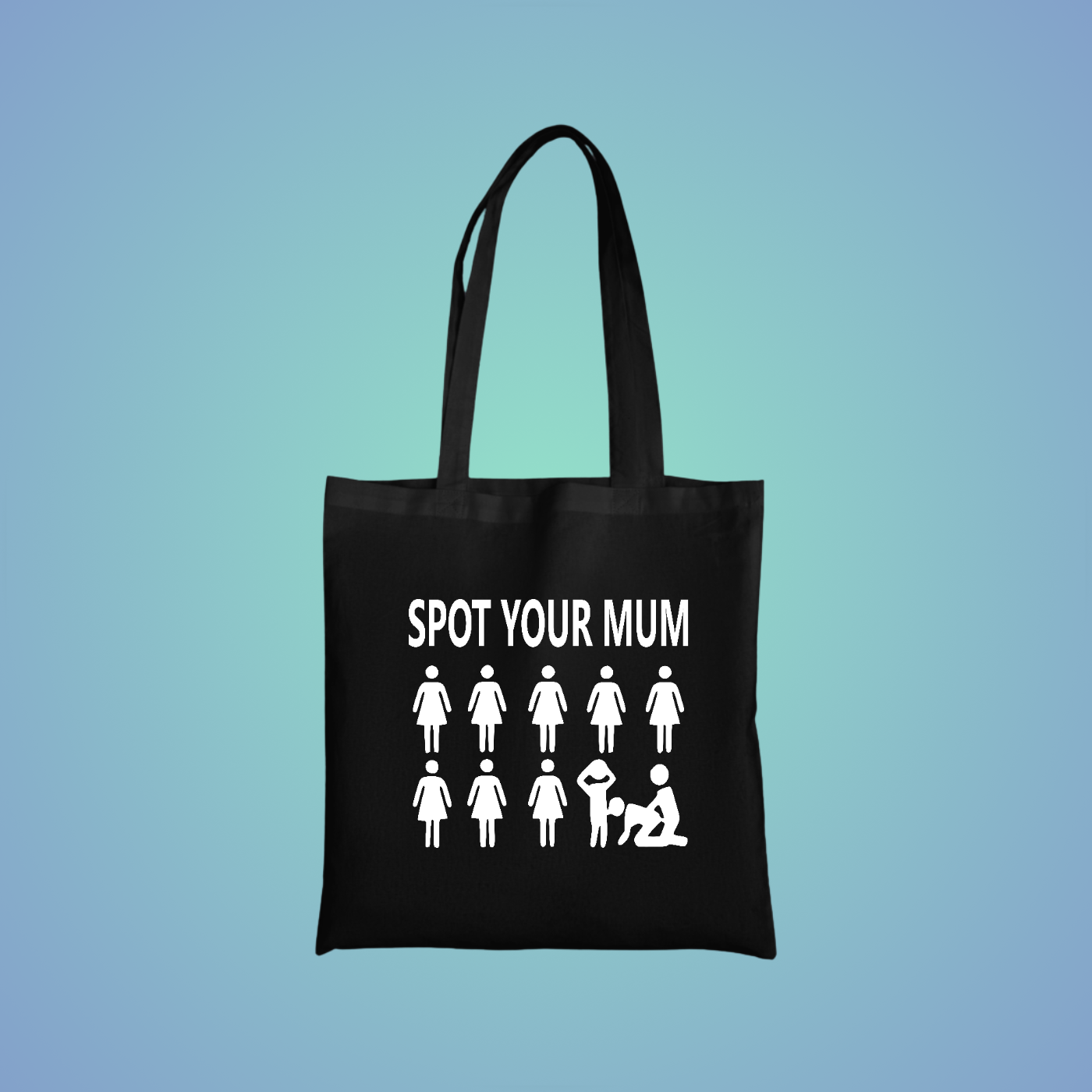 Spot Your Mum Graphic Tote Bag