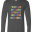 Naked Dudes Long Sleeve Text Tee