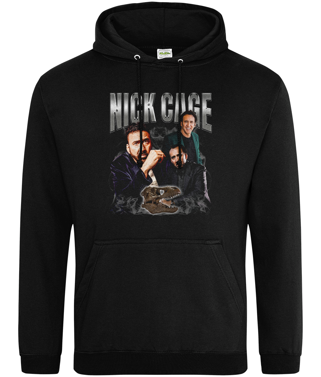"Put the bunny back in the box." 90's Montage Hoodie